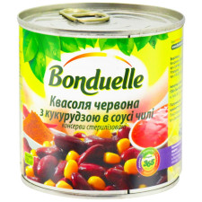 Квасоля Bonduelle червона з кукурудзою в соусі чилі 430г mini slide 1