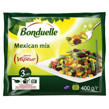 Суміш овочева Bonduelle Мексиканська на парі заморожена 400г mini slide 1