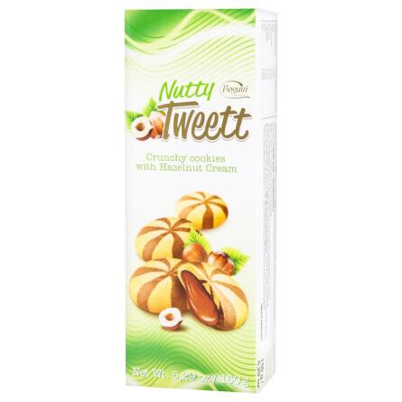 Печиво Bogutti Nutty Tweett хрустке з горіховим кремом 150г