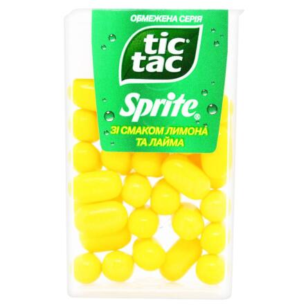 Драже Tic Tac Sprite зі смаком лимона та лайма 18г