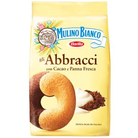 Печиво Mulino Bianco Abbracci з какао і вершками 350г