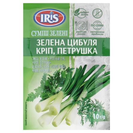 Суміш зелені Iris Зелена цибуля, кріп, петрушка 10г