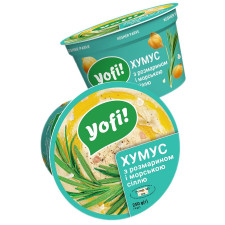 Хумус Yofi! з розмарином і морською сіллю 250г mini slide 1