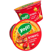 Хумус Yofi! з гострим перцем 250г mini slide 1