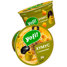 Хумус Yofi! с оливками 250г mini slide 1