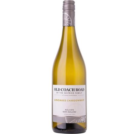 Вино Аноукд Шардоне, Олд Коуч Роуд / Unoaked Chardonnay, Old Coach Road, біле сухе 0.75л