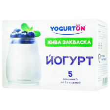 Жива закваска Yogurton Йогурт 5г mini slide 1