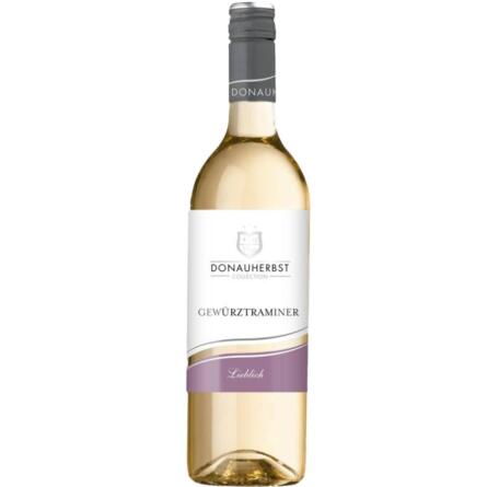 Вино Гевюрцтрамінер / Gewurztraminer, Donauherbst, біле напівсолодке 0.75л