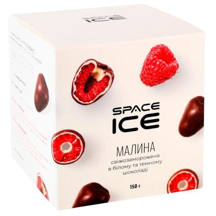 Десерт заморожений Space Ice Малина в білому та темному шоколаді 150г