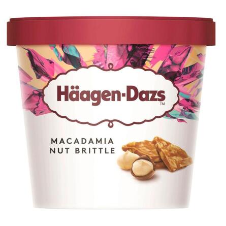 Морозиво Haagen-Dazs пломбір з горіхами макадамія 400г