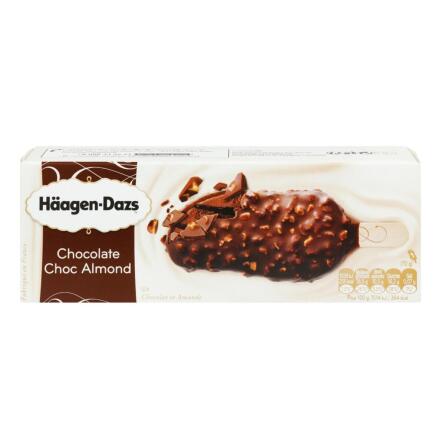 Морозиво Haagen-Dazs пломбір шоколадний з мигдалем в шоколаді 70г