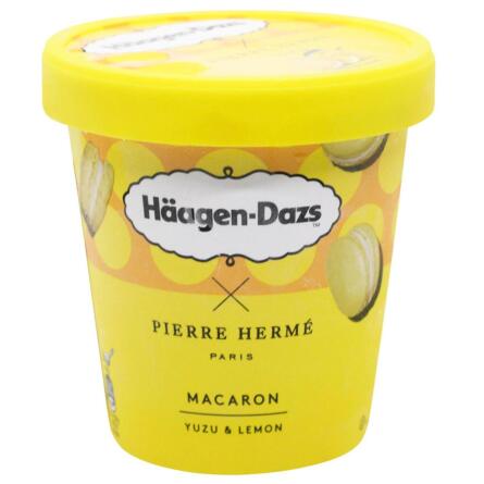 Морозиво Haagen-Dazs Юзу та лимон зі шматочками макарун 420мл