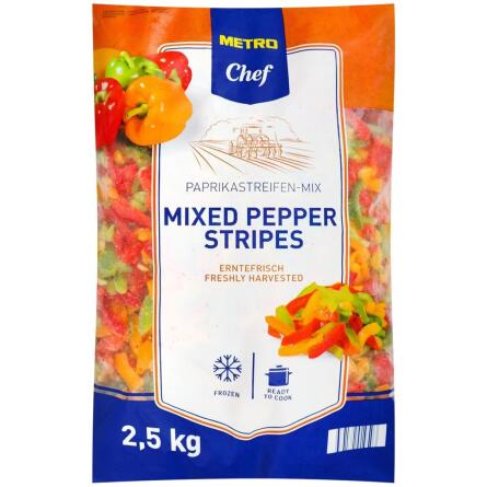 Перец сладкий Metro Chef нарезанный 2,5кг