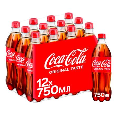 Напій газований Coca-Cola 0,75л