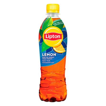 Чай холодний чорний Lipton Лимон 0,5л