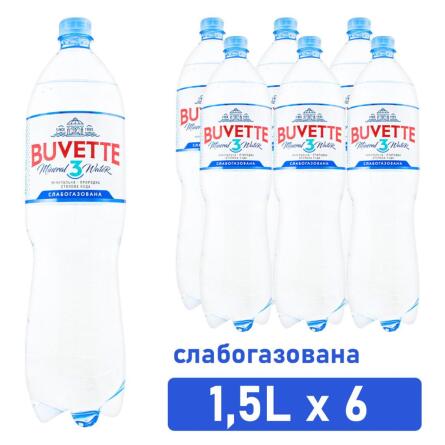 Вода Buvette минеральная слабогазированная 1,5л