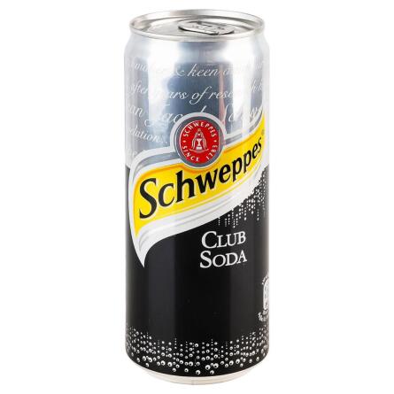 Напій газований Schweppes Club Soda 0,33л