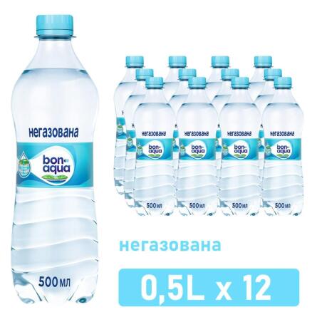 Вода мінеральна BonAqua негазована 0,5л