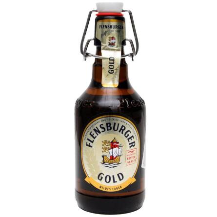 Пиво Flensburger Gold светлое 4,8% 0,33л