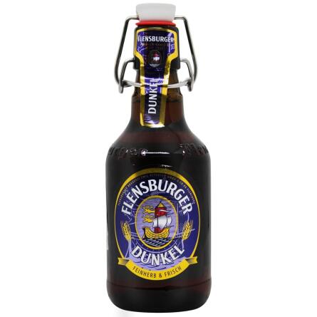 Пиво Flensburger Dunkel темное фильтрованное 4,8% 0,33л