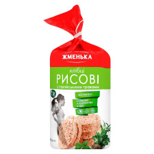 Хлібці Жменька Рисові з італійськими травами 110г mini slide 1