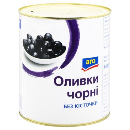 Оливки чорні Aro без кісточки 3100мл