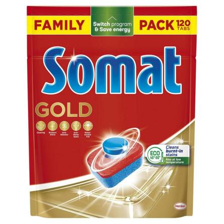 Таблетки для посудомоечных машин Somat Gold 120шт