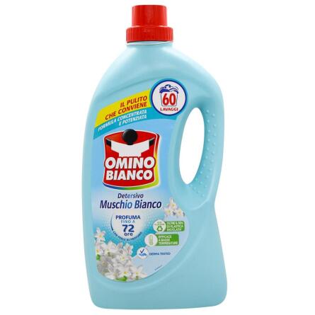 Гель для стирки Omino Bianco Белый мускус 2,4л