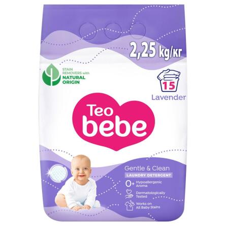 Стиральный порошок Teo Bebe Gentle&Clean Lavender для детских вещей 2,25кг