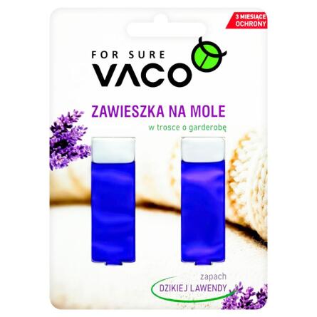 Підвіска від одягової молі Vaco Лаванда гелева 4,5мл x 2шт