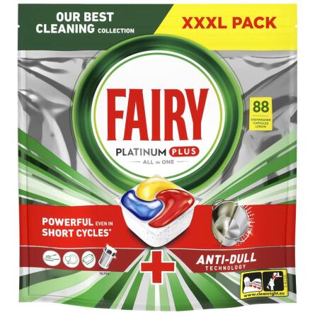 Капсулы для посудомоечных машин Fairy Platinum All in One 88шт