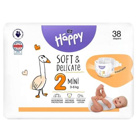 Підгузки Bella baby Happy 2 Мini 3-6кг 38шт