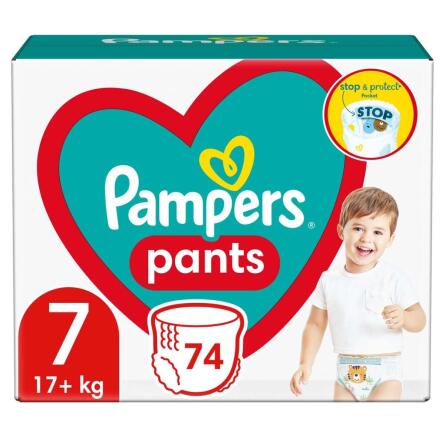 Підгузки-трусики Pampers Pants розмір 7 Maxi 17+кг 74шт