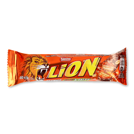 Батончик Nestle Lion з арахісом