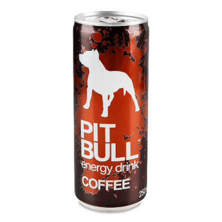 Напій енергетичний безалкогольний сильногазований Pit Bull Coffee з/б