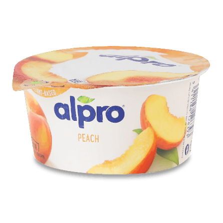 Десерт Alpro соєвий ферментований з персиком