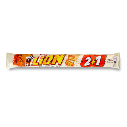 Батончик Lion White Rock 2+1