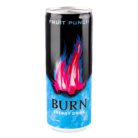 Напій енергетичний Burn Fruit Punch безалкогольний з/б