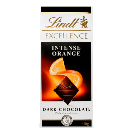 Шоколад Lindt Excellence швейцарський з апельсином