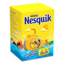 Суміш для напою з какао Nesquik 380 г + ланч-бокс mini slide 1