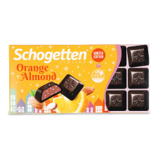 Шоколад чорний Schogetten апельсин-мигдаль mini slide 1