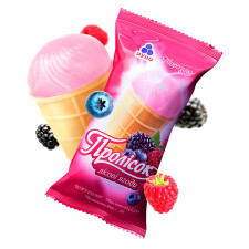 Мороженое Рудь Подснежник лесная ягода в вафельном стаканчике 60г mini slide 1