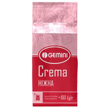 Кава Gemini Crema натуральна смажена мелена 100г mini slide 1