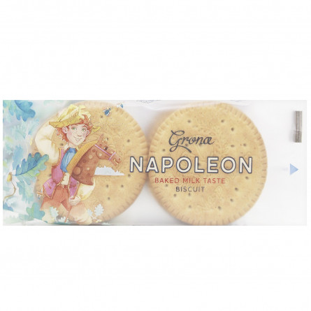 Печиво Grona Napoleon зі смаком пряженого молока 72г slide 1