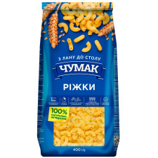 Макаронні вироби Чумак Ріжки 400г mini slide 1