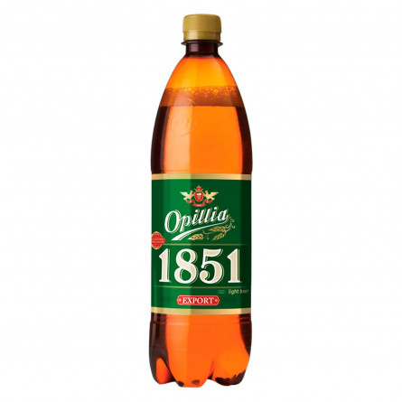 Пиво Опілля Export 1851 светлое пастеризованное 4,7% 1л