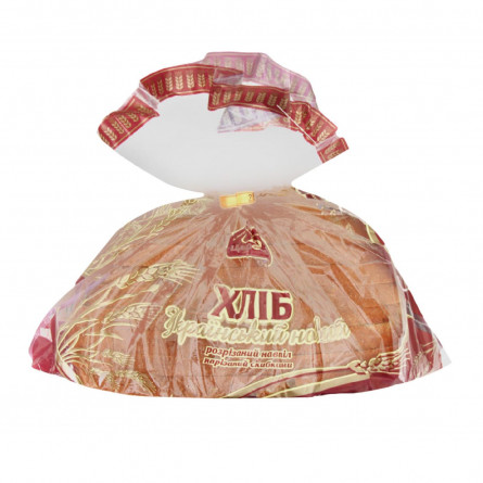 Хлеб Царь Хлеб Украинский новый нарезанный половинка 475г slide 1
