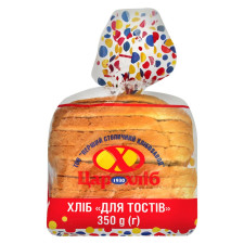 Хліб Цар Хліб Для тостів нарізаний упакований 350г mini slide 1