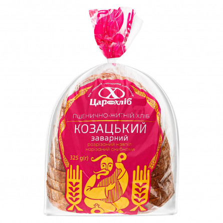 Хлеб Царь Хлеб Казацкий нарезанный ржано-пшеничный 325г
