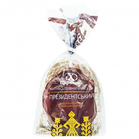 Хліб Цар Хліб Президентський столичний житньо-пшеничний нарізаний 350г